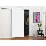 Συρόμενη πόρτα Malibu-Leuko-Μήκος: 76 εκ.