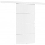 Συρόμενη πόρτα Malibu Plus-Leuko-Μήκος: 76 εκ.