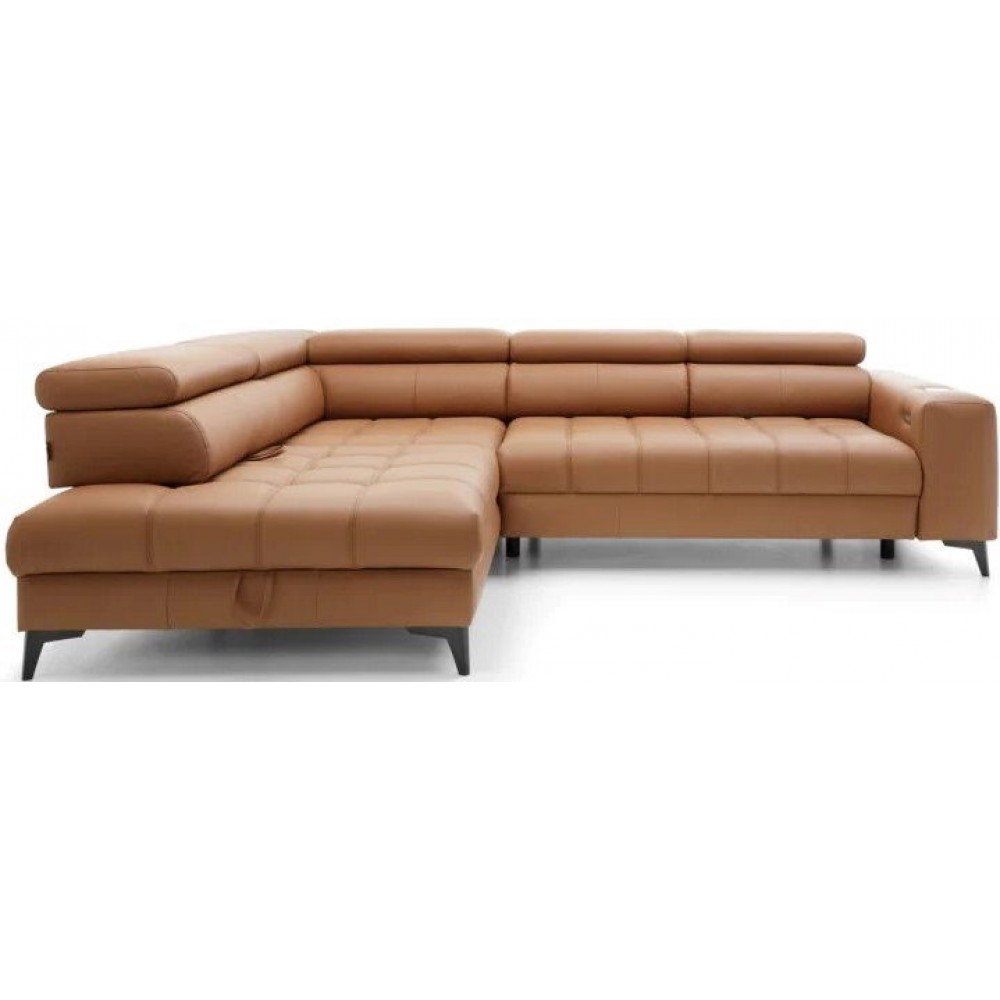 Γωνιακός καναπές Baggy LTHR 280x196x100