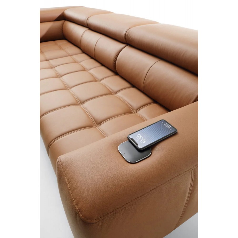 Γωνιακός καναπές Baggy LTHR 280x196x100
