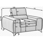 Πολυθρόνα Rene-Sapio milo