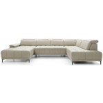 Γωνιακός καναπές Jolie Plus LTHR-Δεξιά