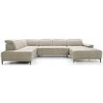 Γωνιακός καναπές Jolie Plus LTHR 352x204x82