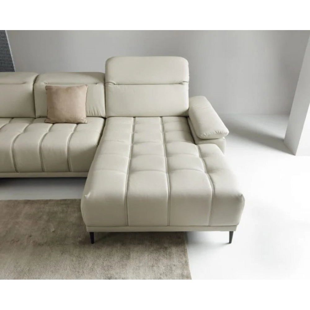 Γωνιακός καναπές Jolie Plus LTHR 352x204x82