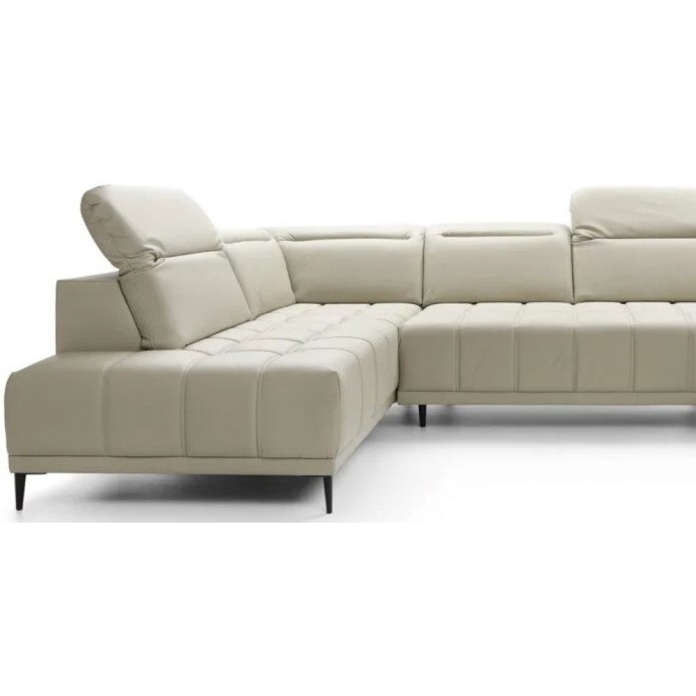 Γωνιακός καναπές Jolie Plus LTHR 352x204x82