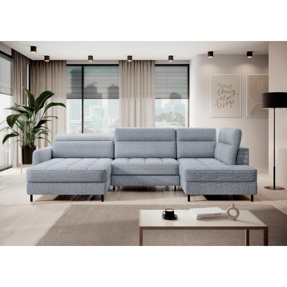 Γωνιακός καναπές Tobe-Gkri Skouro-Αριστερή