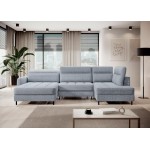 Γωνιακός καναπές Tobe-Gkri Skouro-Αριστερή