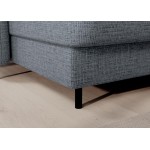 Γωνιακός καναπές Tobe-Gkri Skouro-Αριστερή