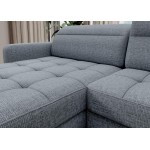 Γωνιακός καναπές Tobe-Gkri Skouro-Αριστερή