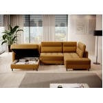 Γωνιακός καναπές Tobe-Moustardi-Αριστερή