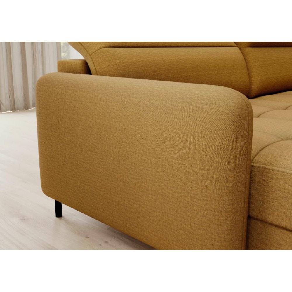 Γωνιακός καναπές Tobe-Moustardi-Αριστερή