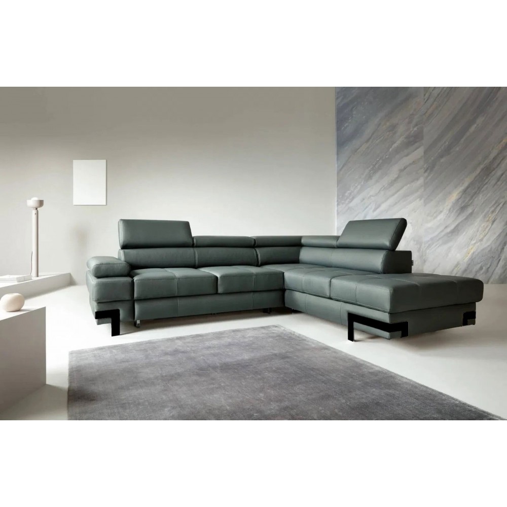 Γωνιακός καναπές Trentino LTHR-Δεξιά