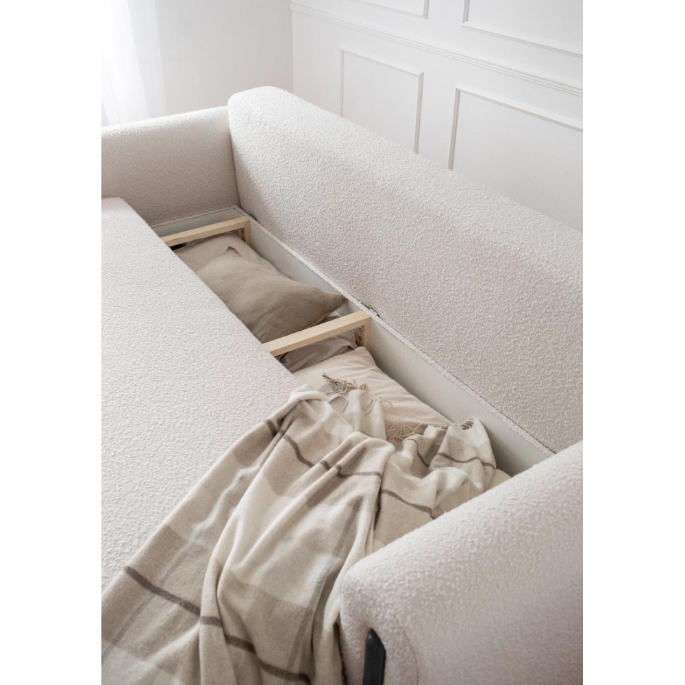 Καναπές - κρεβάτι Avocado τριθέσιος-Ekrou-Mauro