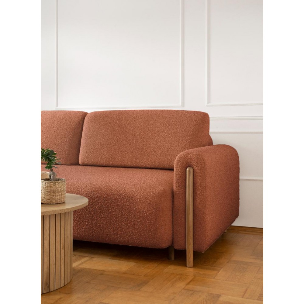 Καναπές - κρεβάτι Avocado τριθέσιος-Portokali - Fysiko