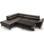 Γωνιακός καναπές Cacao LTHR-Αριστερή