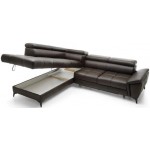 Γωνιακός καναπές Cacao LTHR-Αριστερή