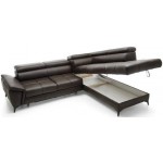 Γωνιακός καναπές Cacao LTHR-Δεξιά