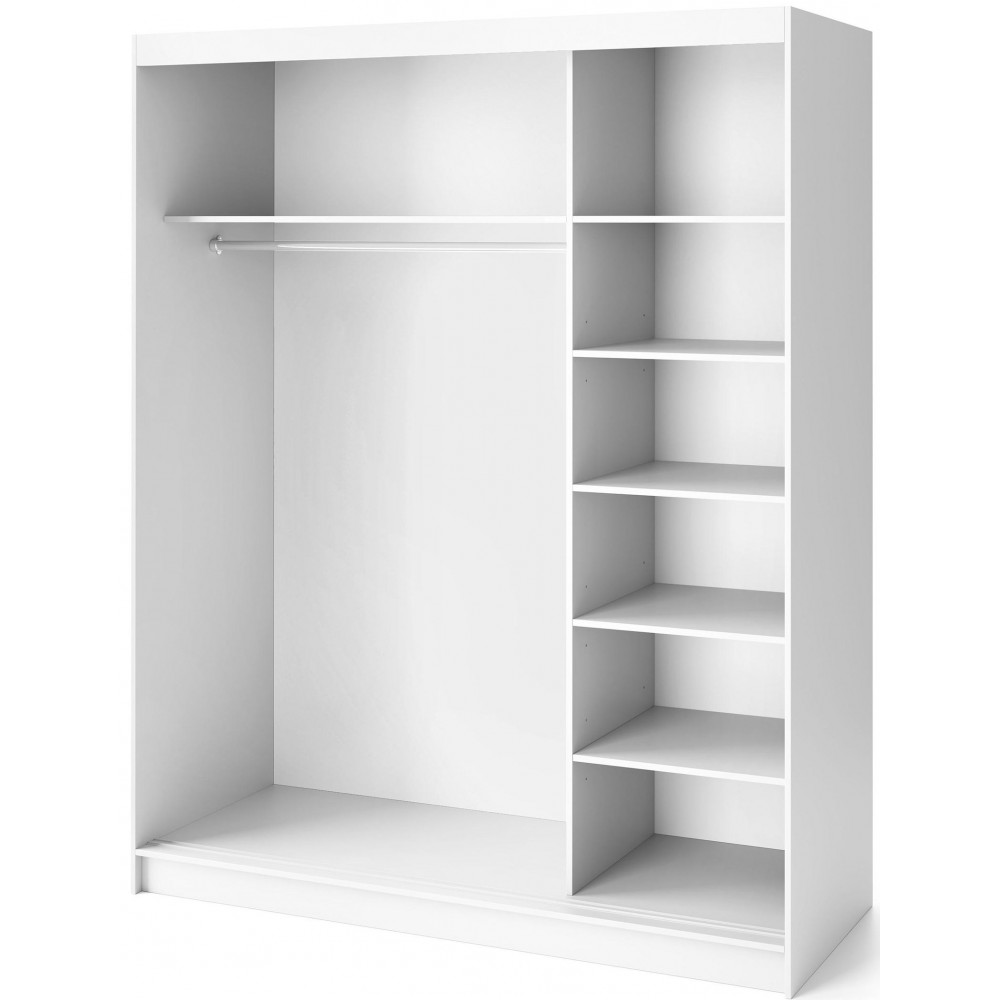 Ντουλάπα συρόμενη Bico III με καθρέπτη