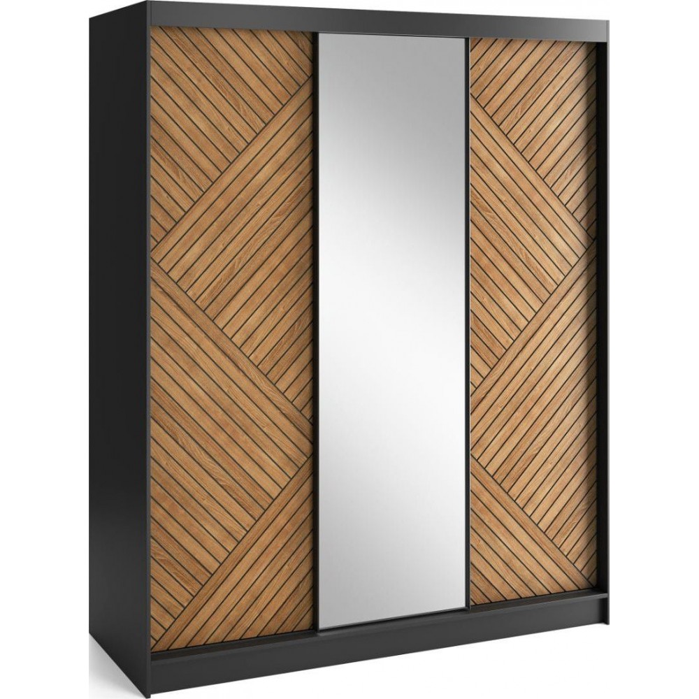 Ντουλάπα συρόμενη Phylo III με καθρέπτη