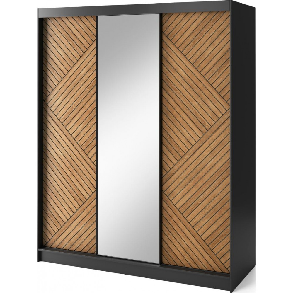 Ντουλάπα συρόμενη Phylo III με καθρέπτη