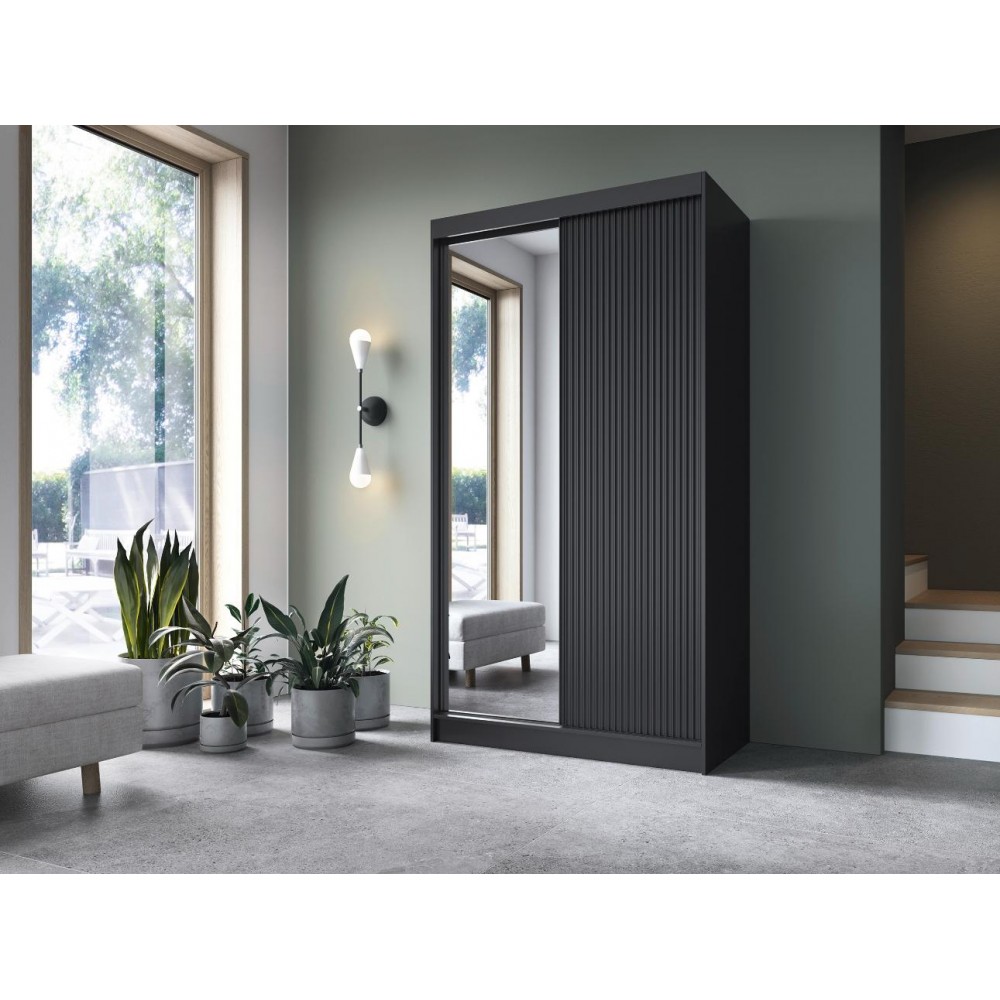 Ντουλάπα συρόμενη Proco II με καθρέπτη