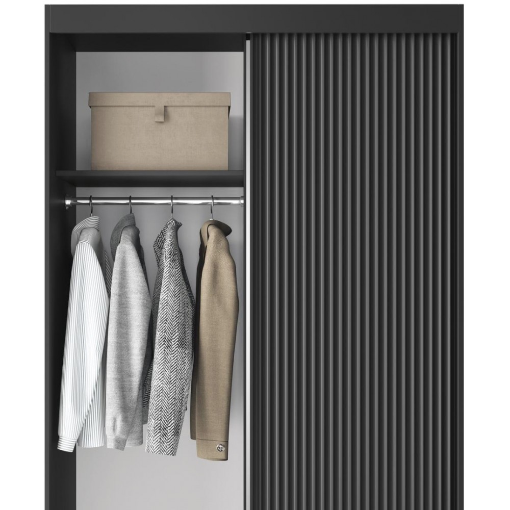 Ντουλάπα συρόμενη Proco II με καθρέπτη