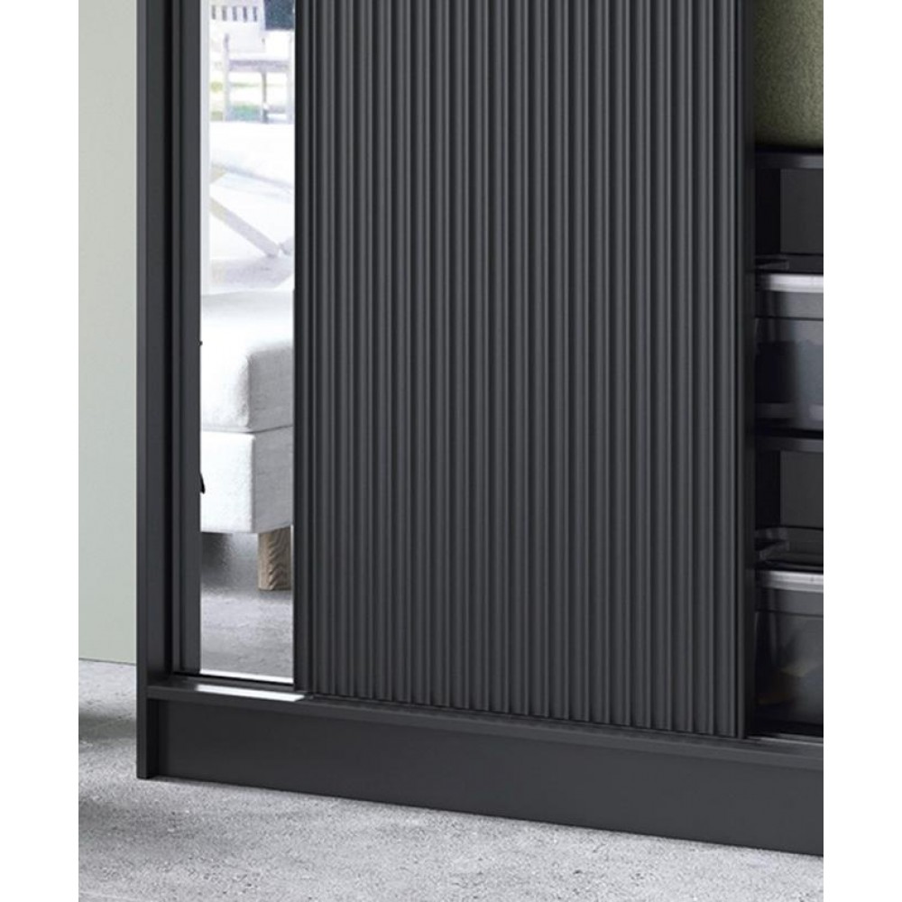 Ντουλάπα συρόμενη Proco II με καθρέπτη