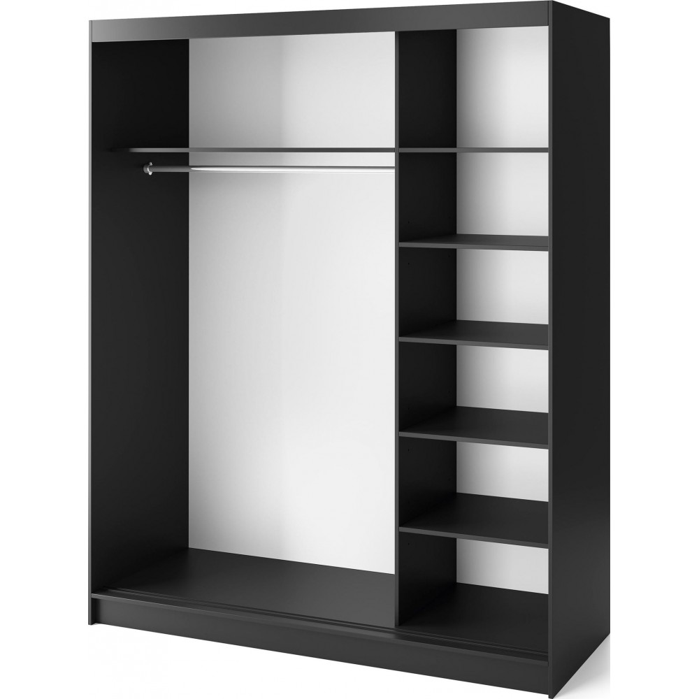 Ντουλάπα συρόμενη Proco III με καθρέπτη