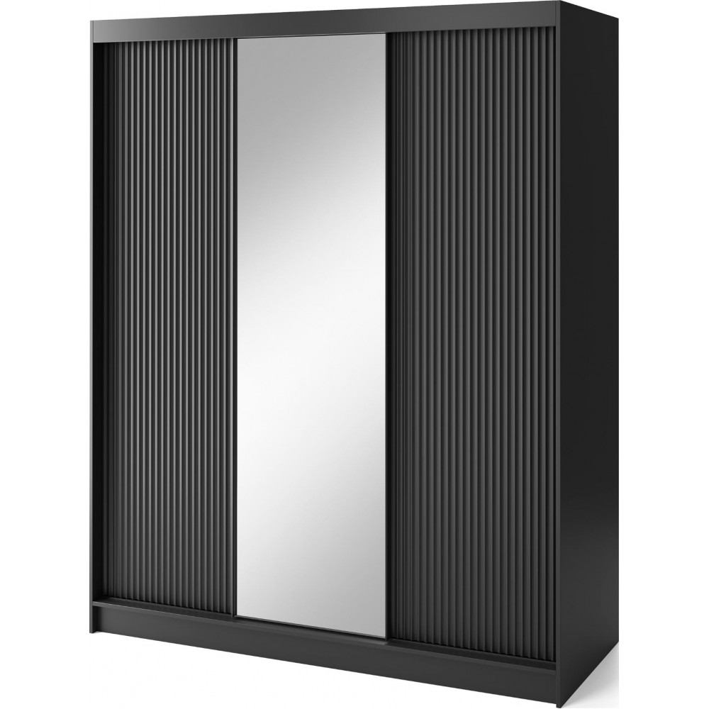 Ντουλάπα συρόμενη Proco III με καθρέπτη