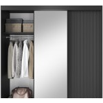 Ντουλάπα συρόμενη Proco III με καθρέπτη