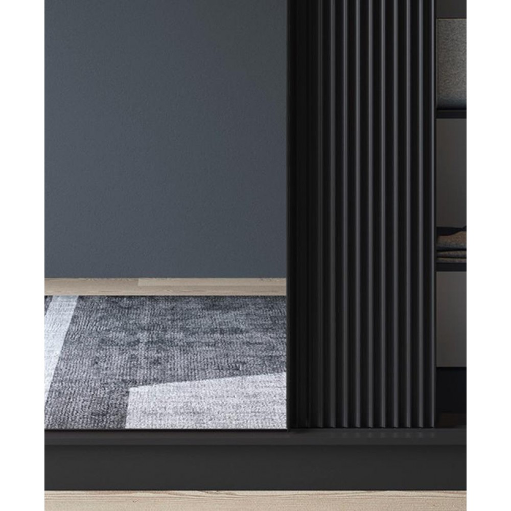 Ντουλάπα συρόμενη Proco III με καθρέπτη