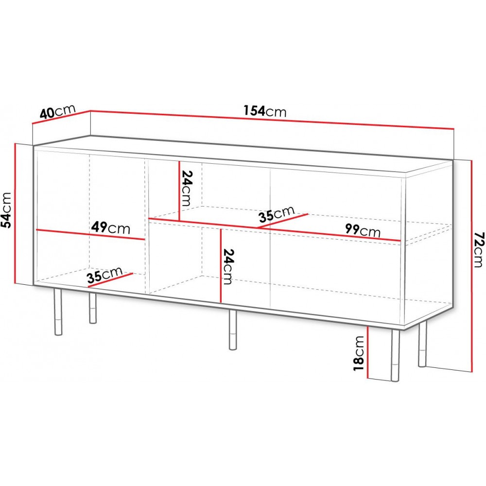 Μπουφές Mountain 3D