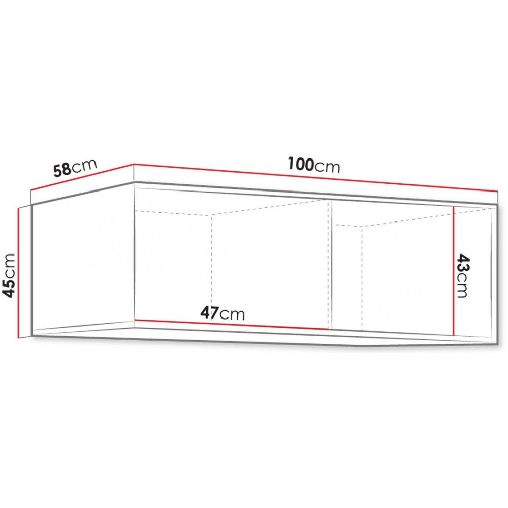 Πατάρι Δίφυλλης Ντουλάπας Kos 2D