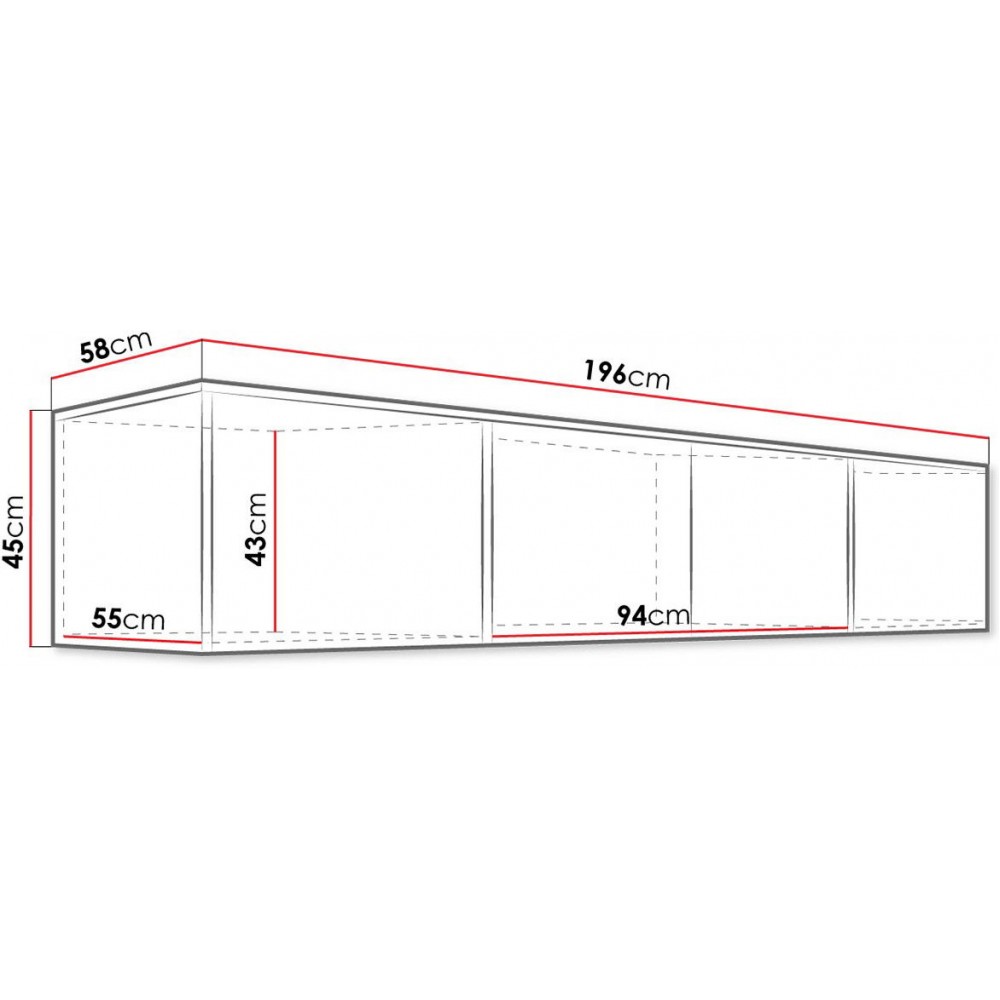 Πατάρι Τετράφυλλης Ντουλάπας Kos 4D