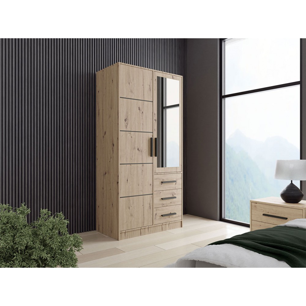 Ντουλάπα Kos 2D Δίφυλλη