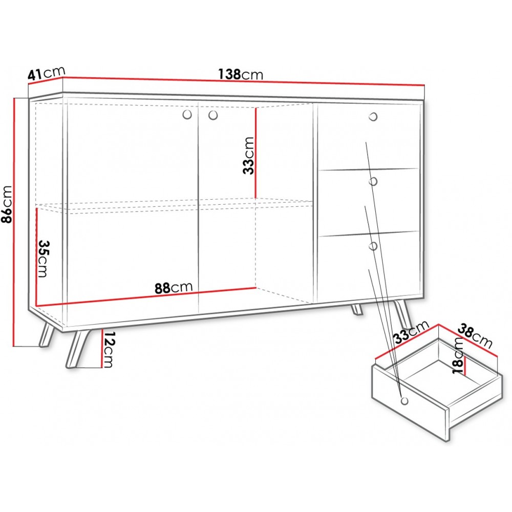 Συρταριέρα Siena 2D3S-Mauro