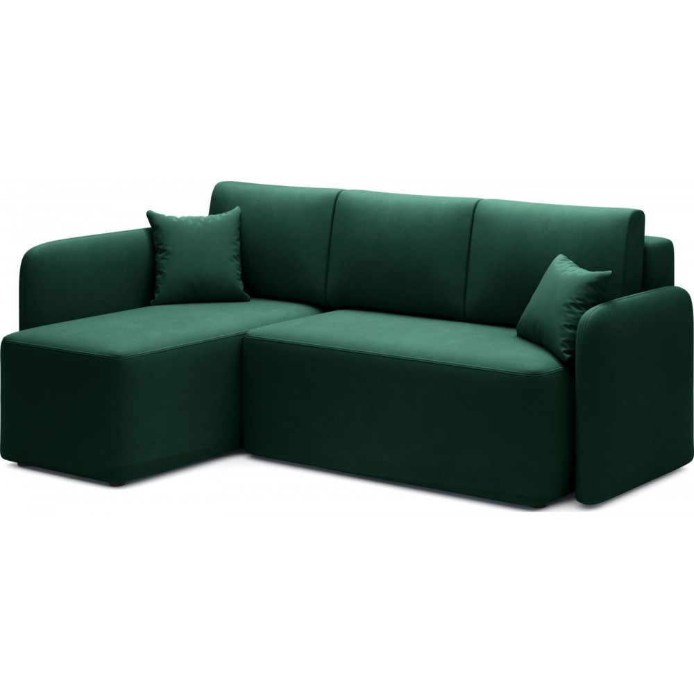 Γωνιακός καναπές Handy-Prasino-Αριστερή