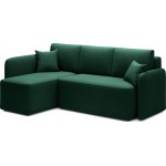 Γωνιακός καναπές Handy-Prasino-Αριστερή