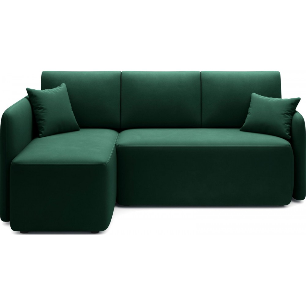 Γωνιακός καναπές Handy-Prasino-Αριστερή