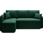 Γωνιακός καναπές Handy-Prasino-Αριστερή