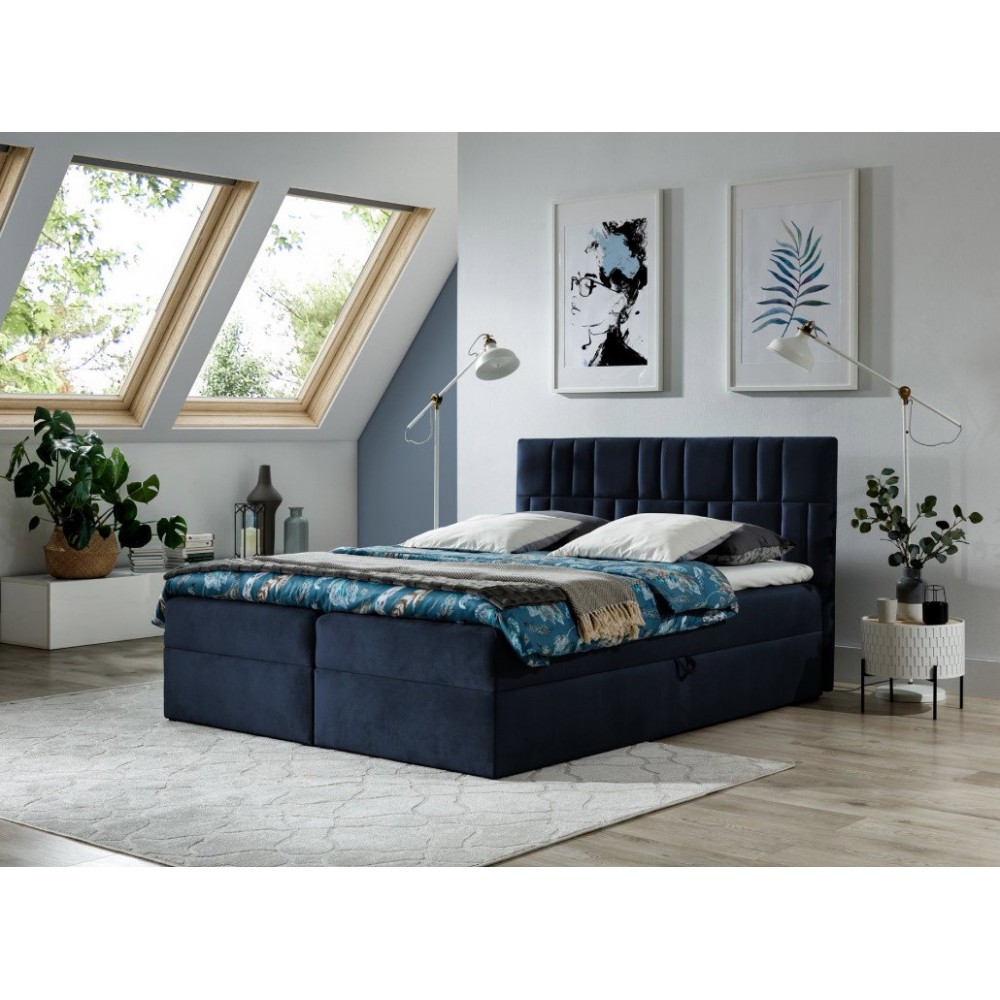 Επενδυμένο κρεβάτι Top 3-Mple-120 x 200 124x208x103
