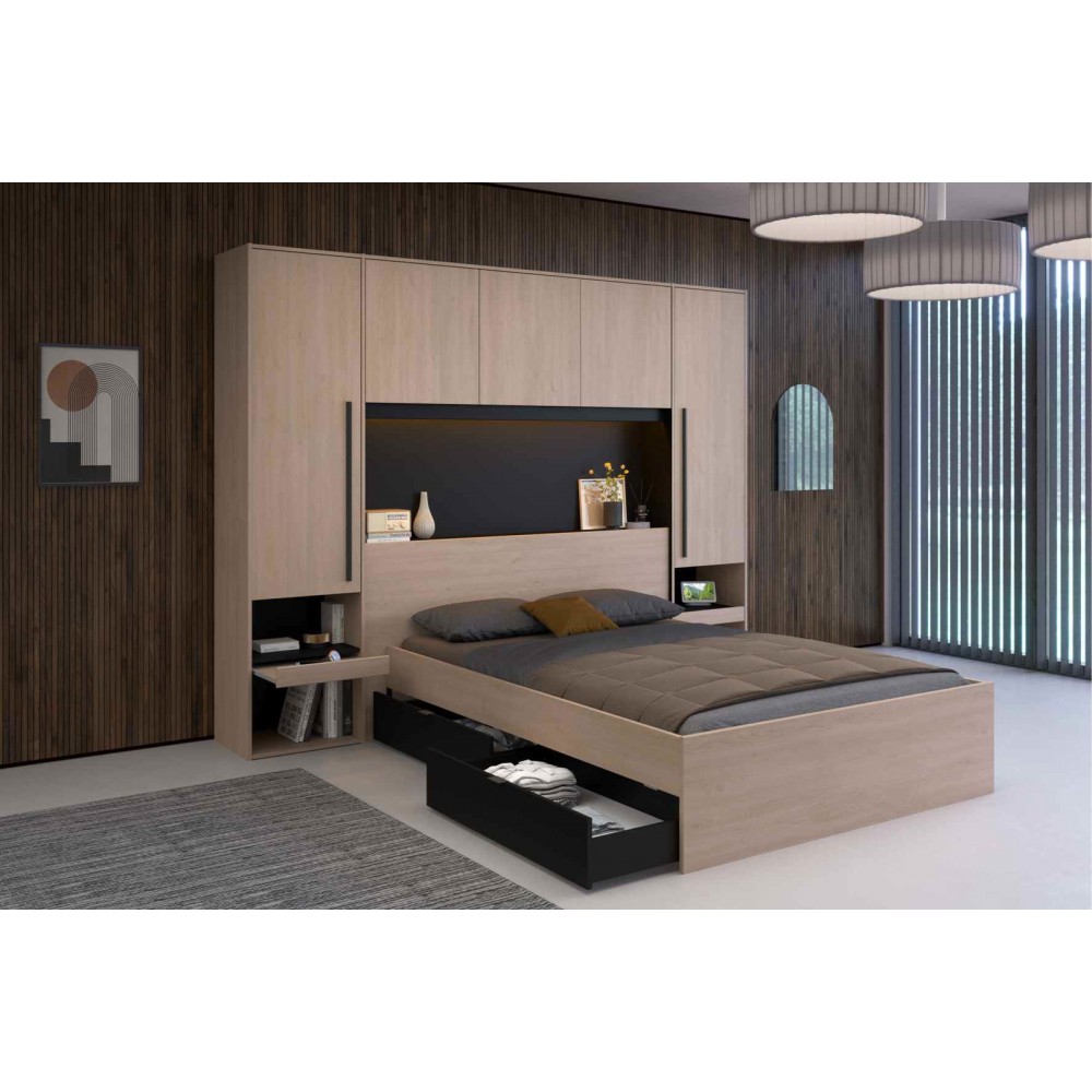 Κεφαλάρι κρεβατιού Bridge-Fusiko-Mavro