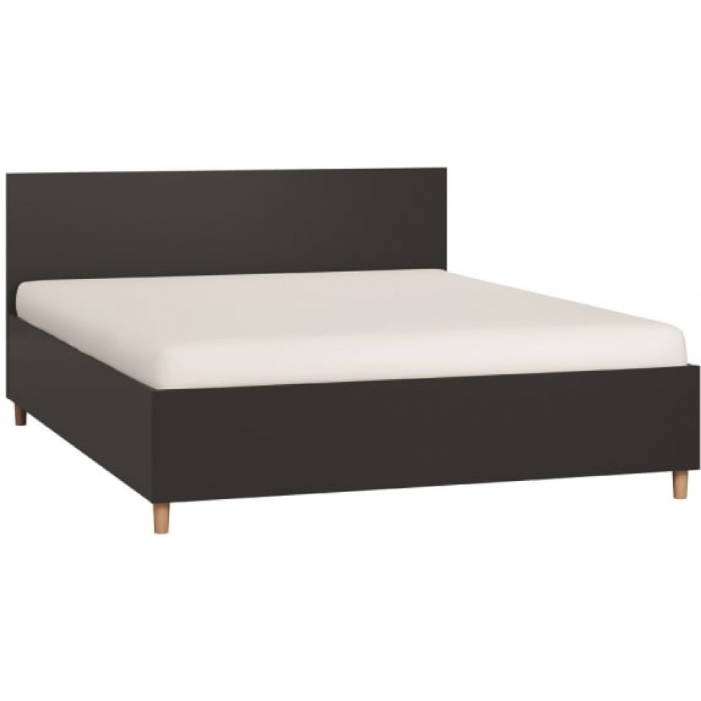 Κρεβάτι Simple-160 x 200-Μαύρο