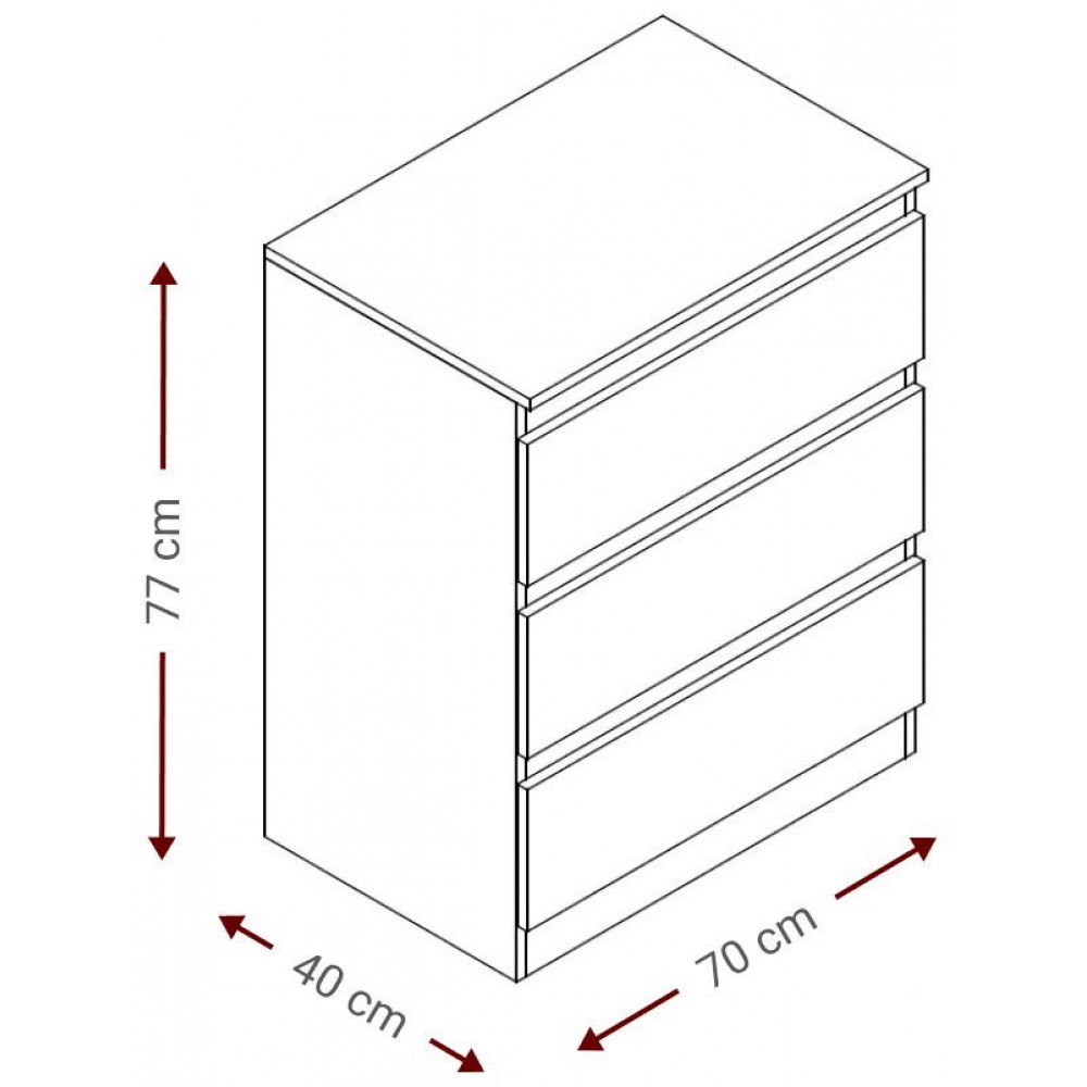 Συρταριέρα Juniper 3S