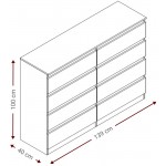Συρταριέρα Juniper 8S-Fusiko