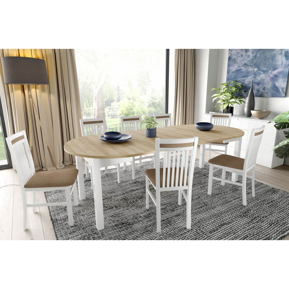 Τραπέζι Dundee II επεκτεινόμενο-Fusiko-Mavro