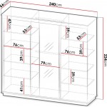 Ντουλάπα Lamelo LA19 συρόμενη