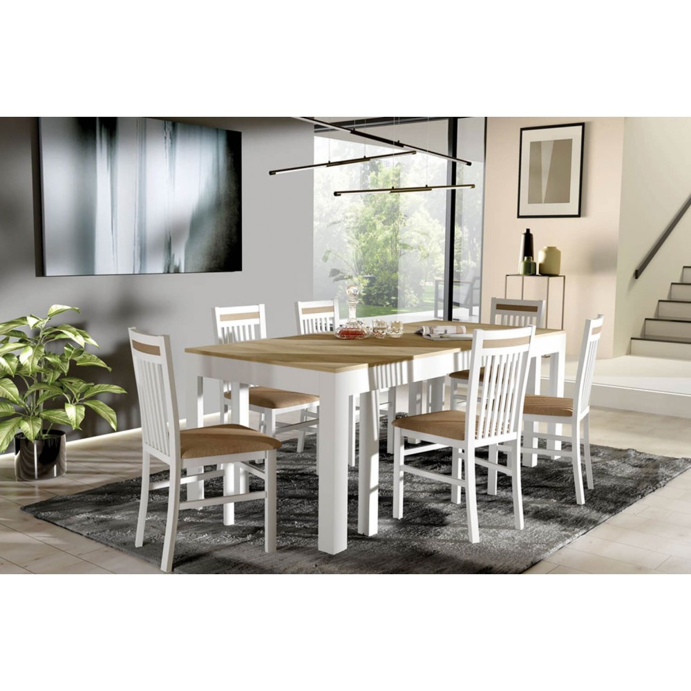 Τραπέζι Walnut επεκτεινόμενο-Fusiko-Leuko