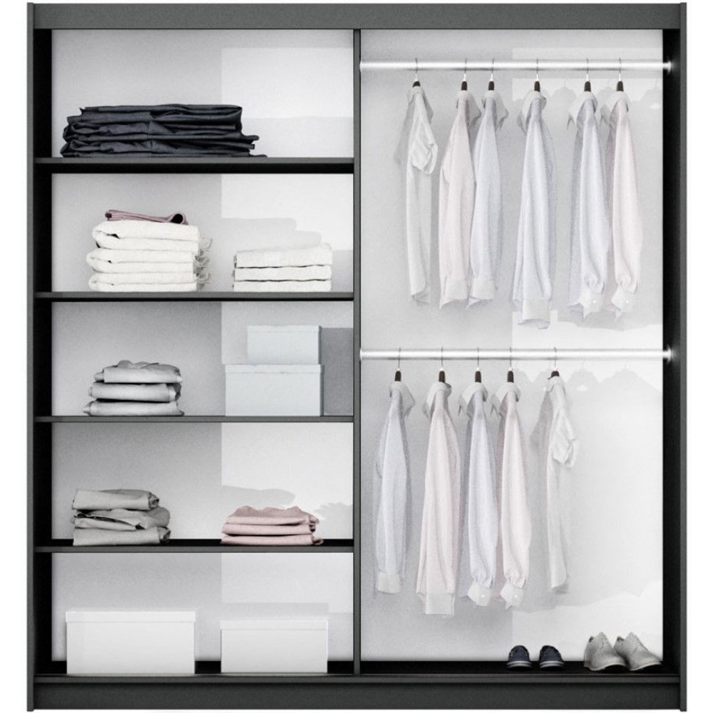 Ντουλάπα Vigo συρόμενη-Μήκος: 200 εκ.