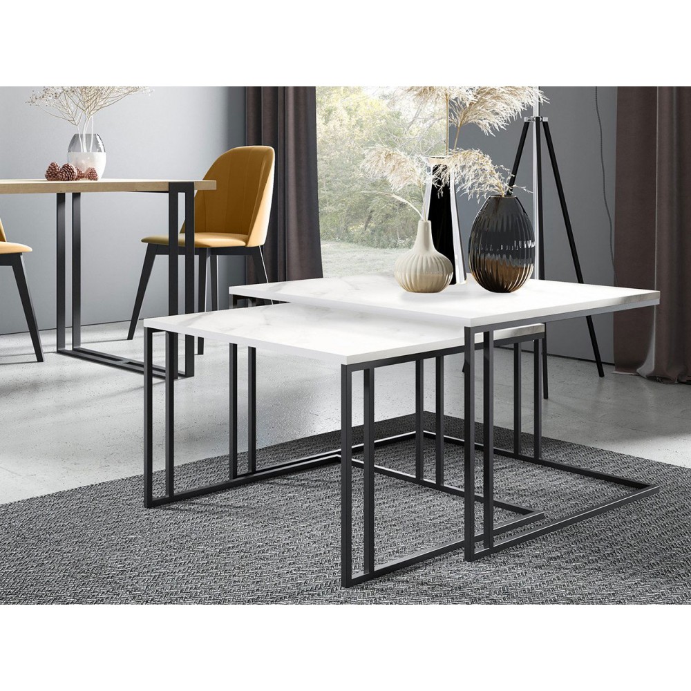 Σετ τραπεζάκια σαλονιού Astro-Marmaro